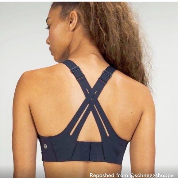 Lululemon Air Support Navy Blue Sports Bra - Picture 2 of 10